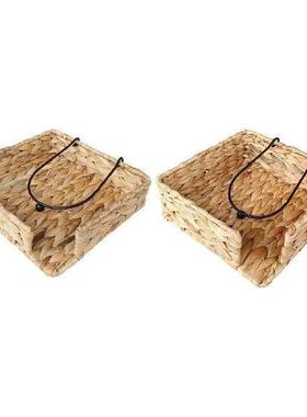 Water Hyacinth Napkin Holder Tissue Holder for Party Toilet