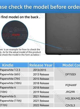 Funda Kindle Case for Paperwhite 6/7/10/11th Case Kindle 10