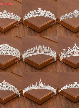 Bridal Tiara Hair Crown Wedding Hair Accessories For Women S