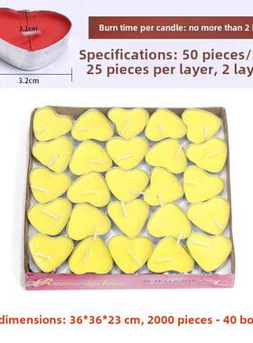 50pcs Scented Tealight Candles Tea Light Cup香薰蜡烛