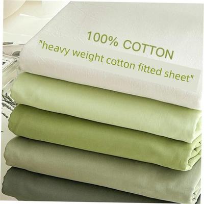 King Size bed sheets fitted sheet pillow cases 纯色床笠枕套1