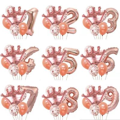 18inch Number Balloons Figure Birthday Decor Party Supplies