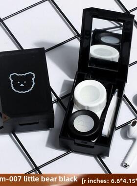 Portable contact lens case Double contact lenses case美瞳盒