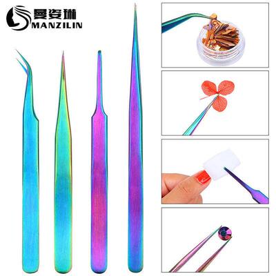 Nail Art Tweezer Eyelash Nail Sticker Rhinestones Picker Too