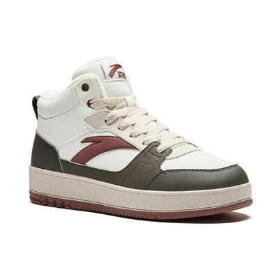 安踏高帮板鞋新款百搭增高复古潮流运动鞋休闲鞋男鞋