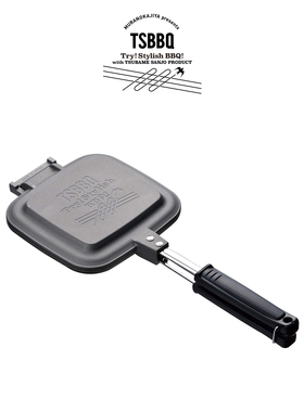 TSBBQ 直火三明治机日本进口 外野餐便携铝合金双片烤吐司面包夹