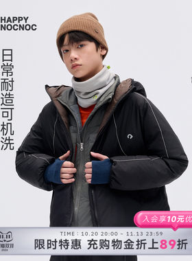轻量化连帽面包棉服HAPPYNOCNOC