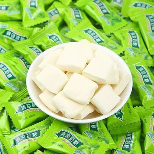 清凉奶糖网红薄荷奶糖冰凉清爽休闲零食童年怀旧老式 糖果软糖