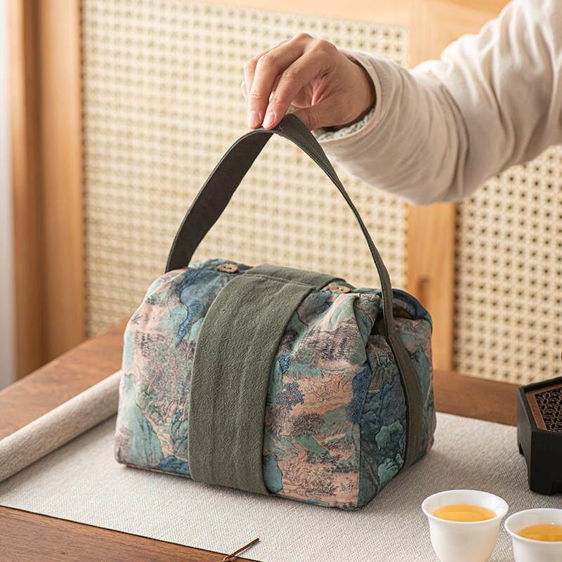 布艺茶具收纳包户外旅游