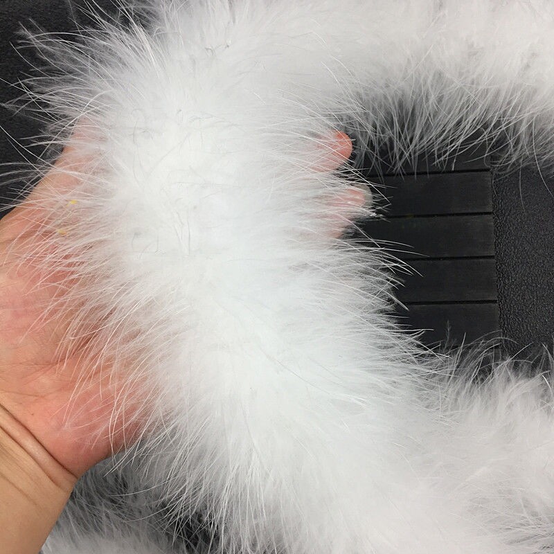 加厚羽毛条加长加密火鸡羽毛条鸵鸟毛婚庆装饰舞台皮草服装辅料