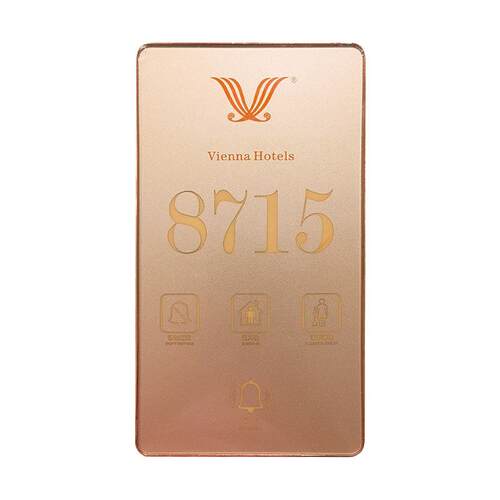 酒店客房门牌房间号电子门显智能指示牌民宿宾馆LED发光指引门牌
