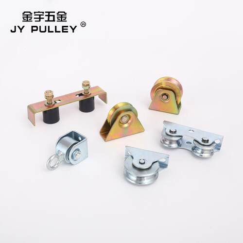 厂家创意04不锈钢滑轮钢丝绳滑轮u型v型槽轮移门轨道轮起重