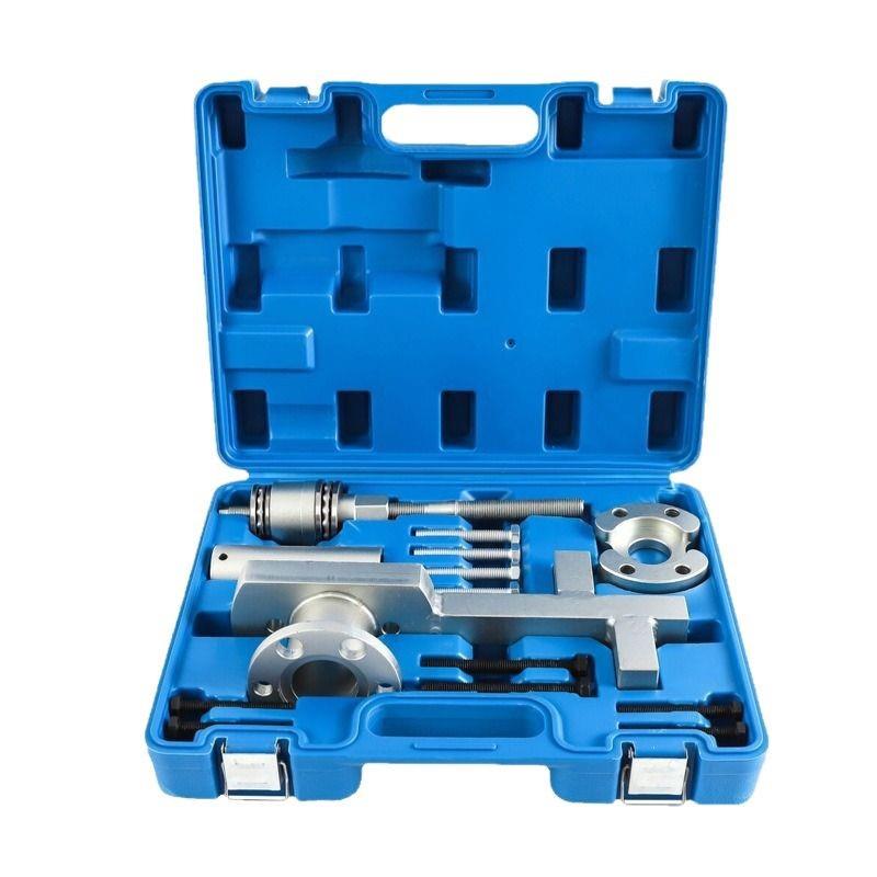路虎揽胜3.0T5.0曲轴皮带盘拉马曲轴固定工具皮带轮拆卸工具套装