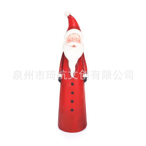 新品热销圣诞节新款圣诞站立老人与雪人庭院摆件装饰品