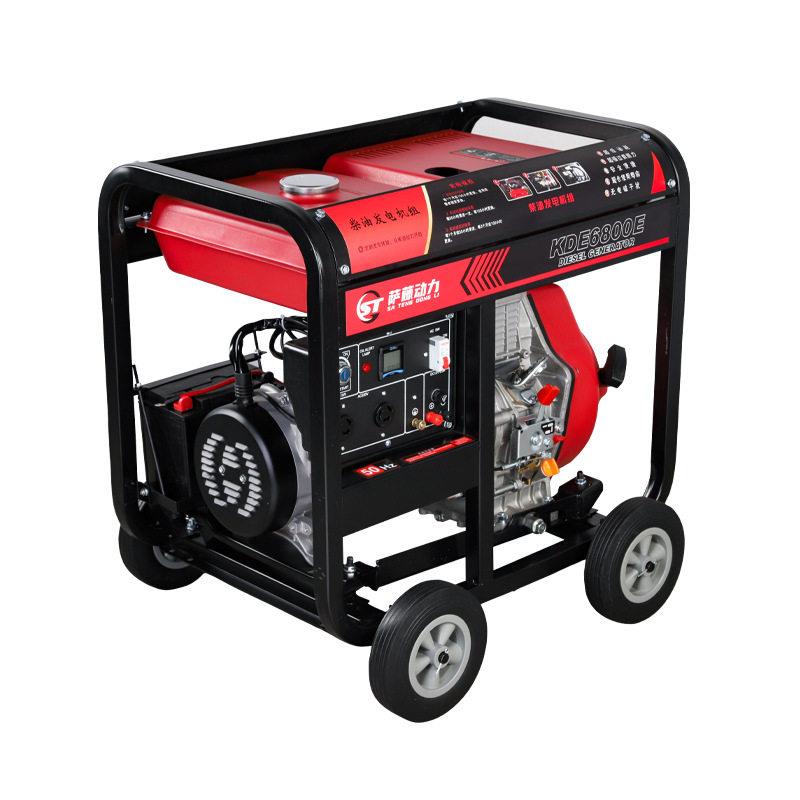 家用静音相220v柴油发电机3/5/7/8千瓦10KW动力三相380伏双电压