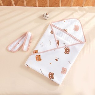 新品 夏季婴儿抱被拨款新生儿抱被空气棉产房抱被抱毯盖被