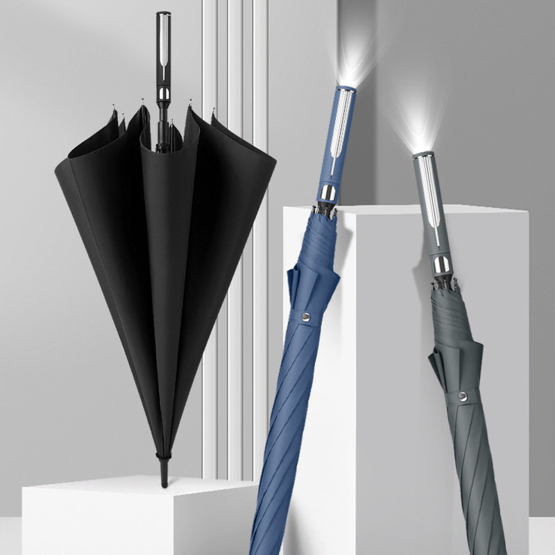 新品 LED全自动直杆伞长柄雨伞晴雨两用双人超大黑胶防晒防紫外线,住宅家具,双头伞,淘宝优惠券,粉丝福利购,淘宝优惠卷