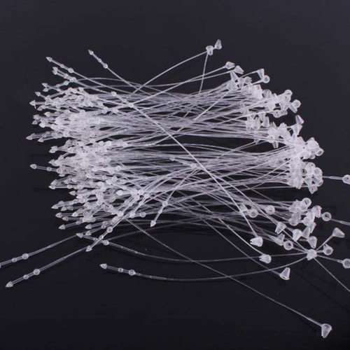 新款 厂家直销塑料PP商标吊牌绳线母牌扣扣发圈发绳吊卡绳