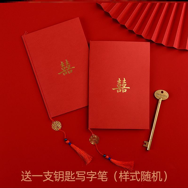 新礼致辞手d卡主持结婚证婚人婚礼誓言手卡手写复古定制誓言卡丝