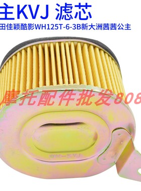 适用五羊本田佳颖酷影WH125T-6-3B新大洲茜茜公主空气滤清器空滤