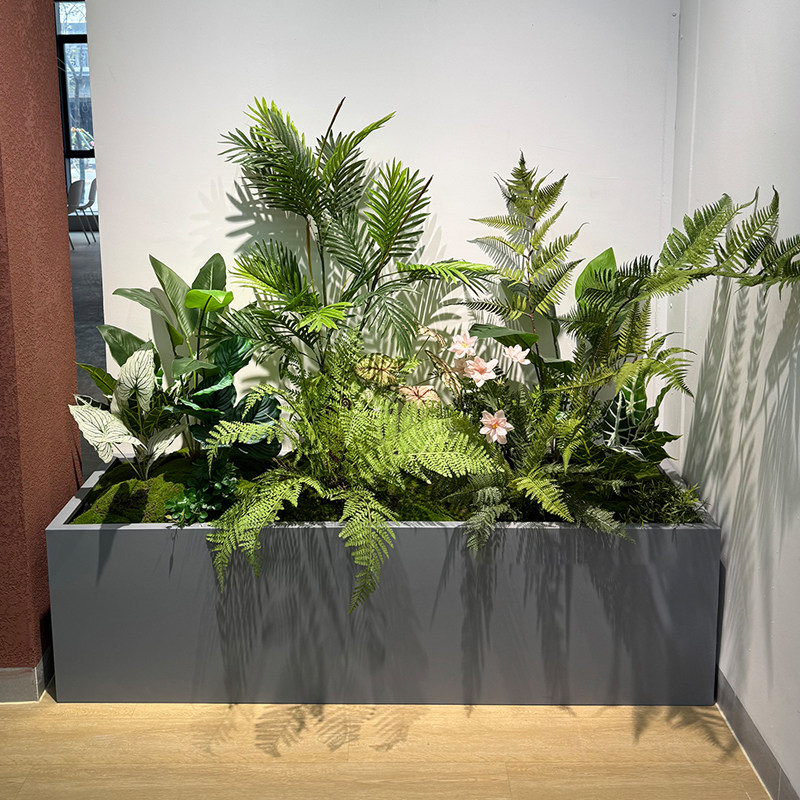 野花仿真苔藓绿植橱窗微景观