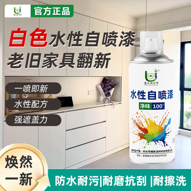 水性白色自喷漆铁门暖气片漆翻新金属环保无味喷漆家用油漆防锈漆,基础建材,自喷漆,淘宝优惠券,粉丝福利购,淘宝优惠卷