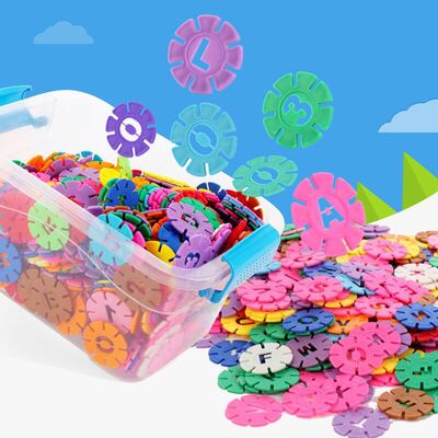 雪花片积木幼儿园塑料拼插