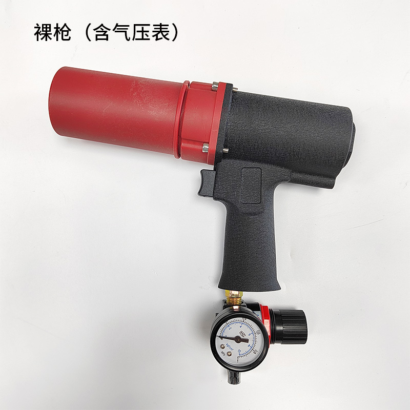 气动玻璃胶枪带气压表可调速310ml硬管手动打胶工具汽车钣金胶枪