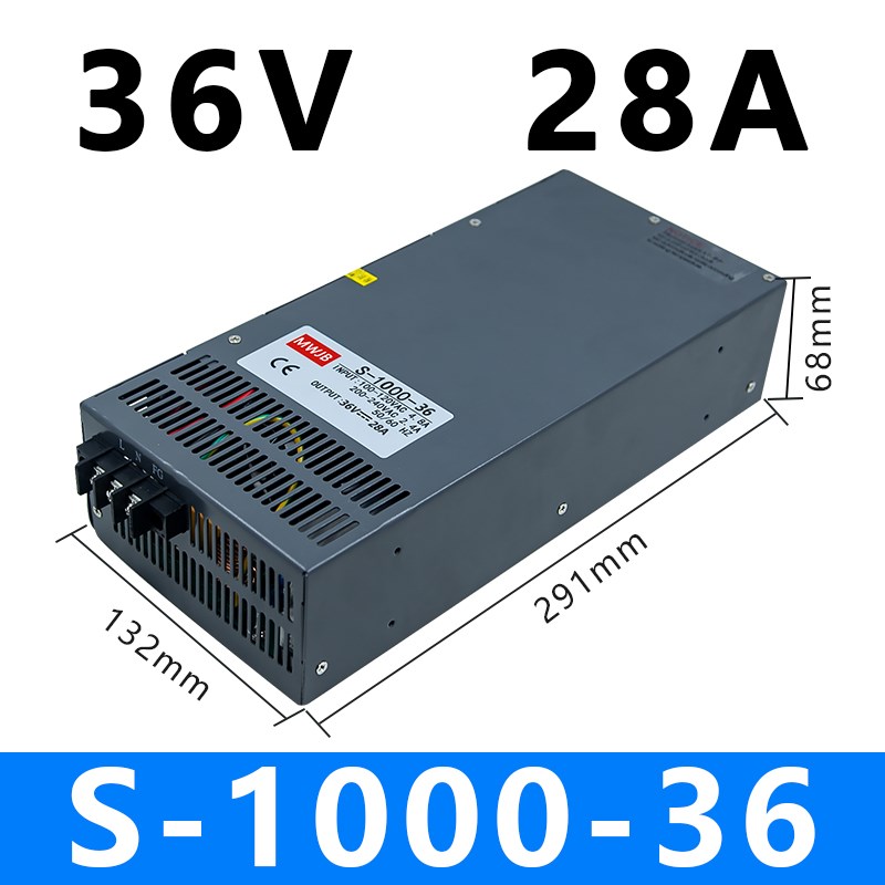 明纬电源S-350W100W120W12V24V监控直流开关电源工V业级变压器29A