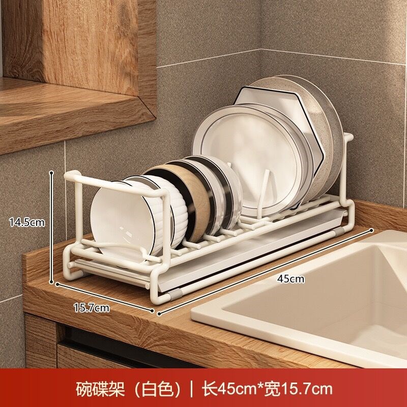 窗台碗碟收纳架厨房置物s架厨柜内盘子碗架水槽沥水台面放碗沥水