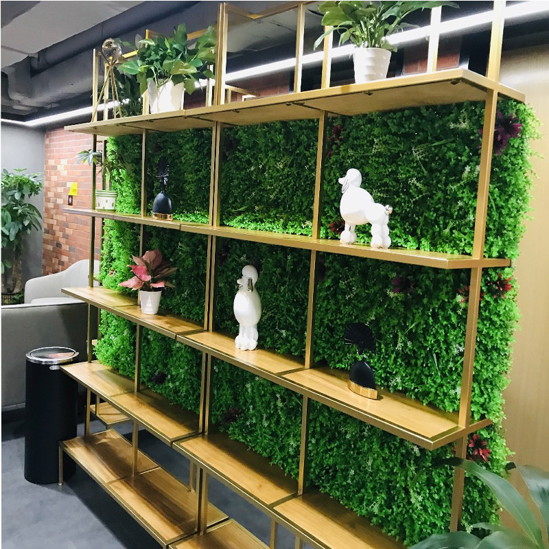 仿真植物绿植墙面管道门头塑料假花草挂壁形象背景墙  餐厅装饰