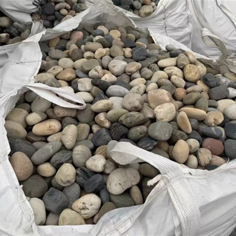 天津工程鹅卵石天然原石花园变压器铺路铺地造景大号河卵石滤料石