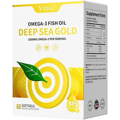 文斯可97%omega3深海鱼油软胶囊