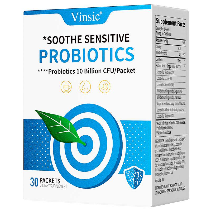 美国vinsic文斯可舒敏益生菌60粒