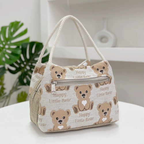 Брендовая японская свежая льняная сумка для выхода на улицу, популярно в интернете, сумка для еды