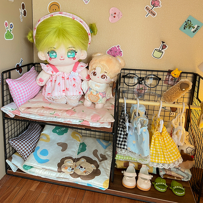 娃床棉花娃娃BJD20cm公主娃床