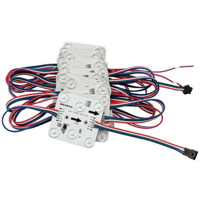 低压24v漫反射区块灯led智能幻彩区块链6灯可编程灯箱广告3030rgb