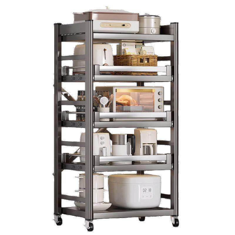 厨房夹缝置物架角落地多层冰箱旁边侧面缝隙收纳柜抽屉抽拉式储物