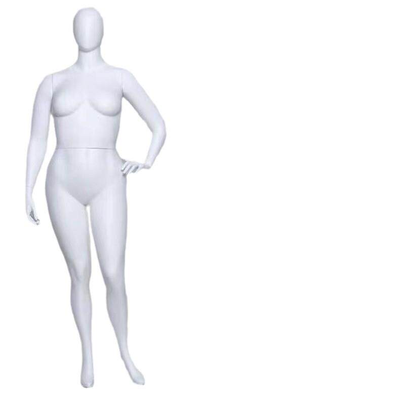 欧美加大码模特道具女装展示架玻璃钢全身服装店陈列男模特假人