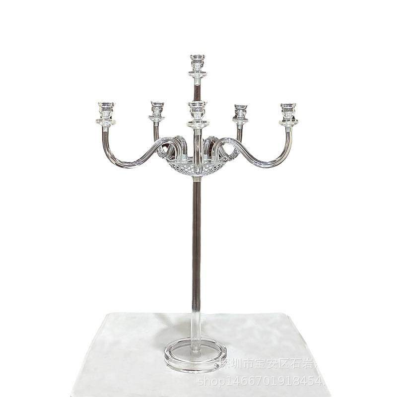 畅销款婚庆道具烛台6头弯管亚克力烛台透明婚礼餐桌摆件花架,节庆用品/礼品,陪嫁用品套装,淘宝优惠券,粉丝福利购,淘宝优惠卷