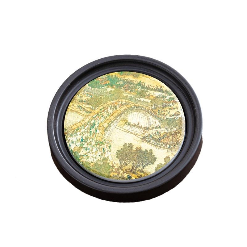 电木吸水茶杯垫茶茶杯托垫茶dat995道功夫杯托茶垫防烫创意茶具配