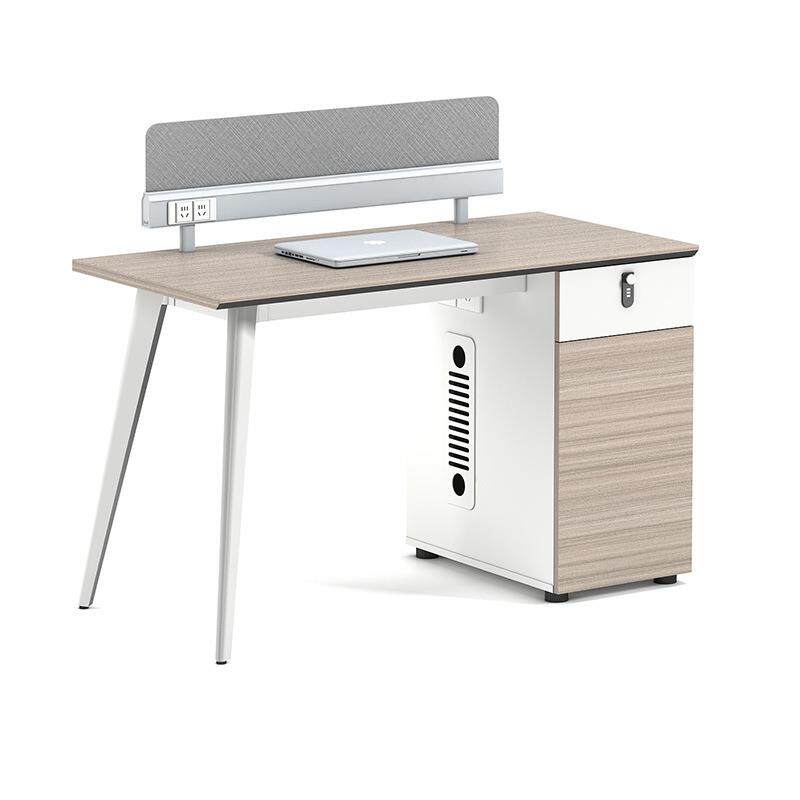 职员办公桌极简风桌柜一套四人六人位屏风隔断员工电脑桌椅组合