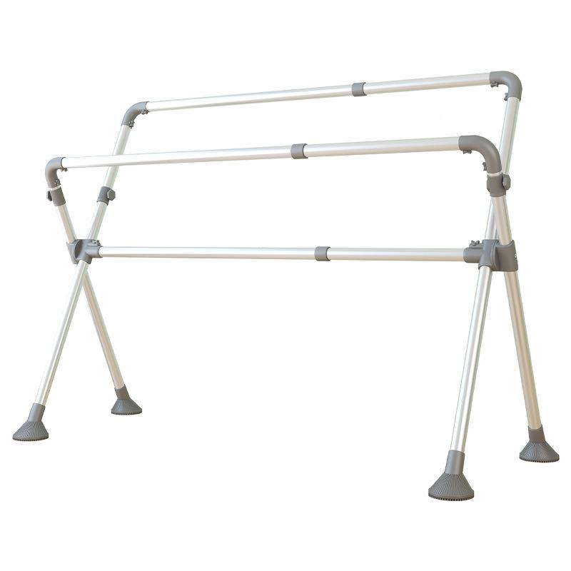 晒折叠式地晾衣架落室内外家杆用不锈钢伸缩升降被子晾衣阳台晾被