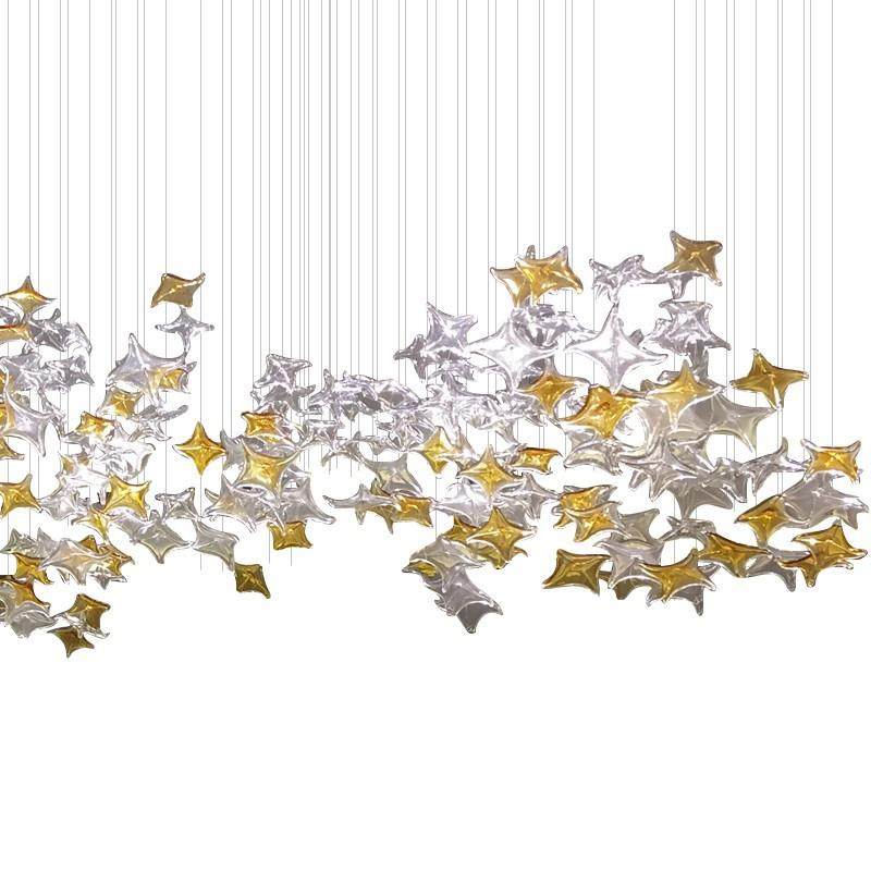 酒店大堂艺术枫叶售楼部沙盘别墅会所海星玻璃灯具石头水晶吊灯,家装灯饰光源,智能吊灯,淘宝优惠券,粉丝福利购,淘宝优惠卷