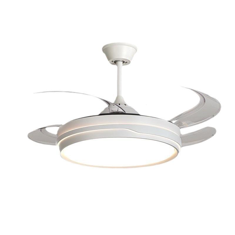 20厅25新吊款中山高级感电无品牌/智能静音扇灯隐形风扇灯餐吊灯