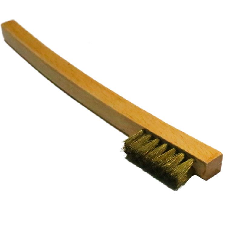 刷具厂家黄铜防爆清理工刷黄铜刷8木柄BR286B毛刷手柄BR26B