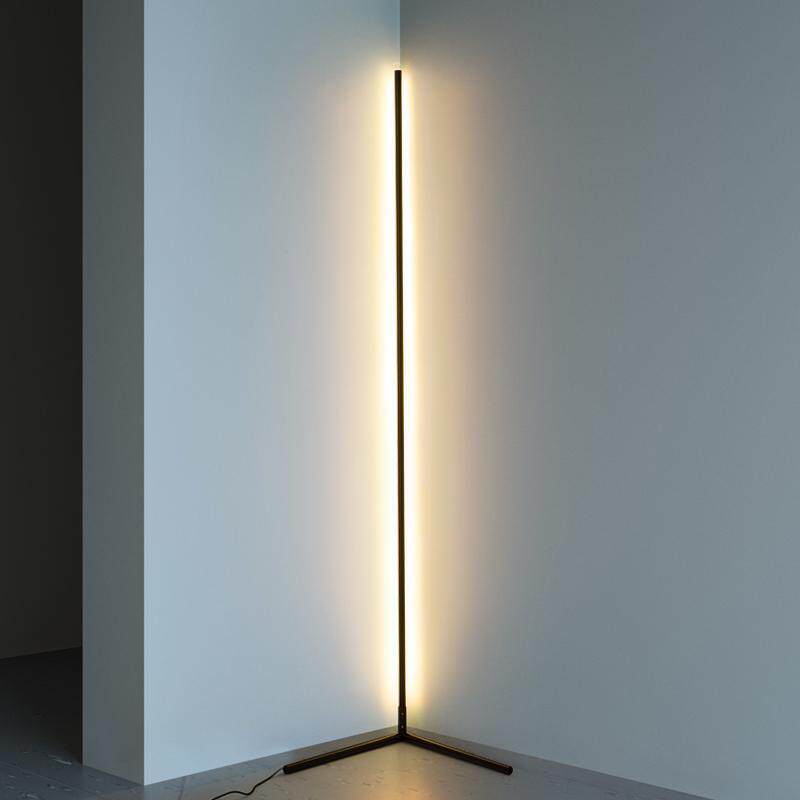 全铜极简led落地灯轻奢卧室家用设计师书房客厅沙发旁墙角氛围灯