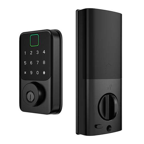 铝合金智能门锁通通APP指纹呆锁电子门锁家用防盗通用密码锁