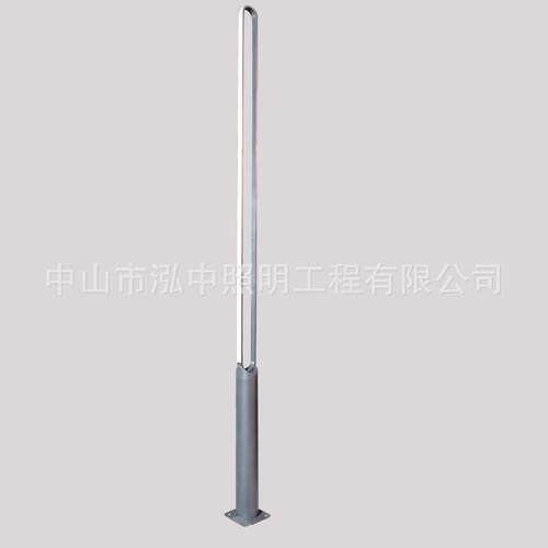 铝材弧形镂空造型庭院灯3米外圆发光现代路灯30w50wLED景观