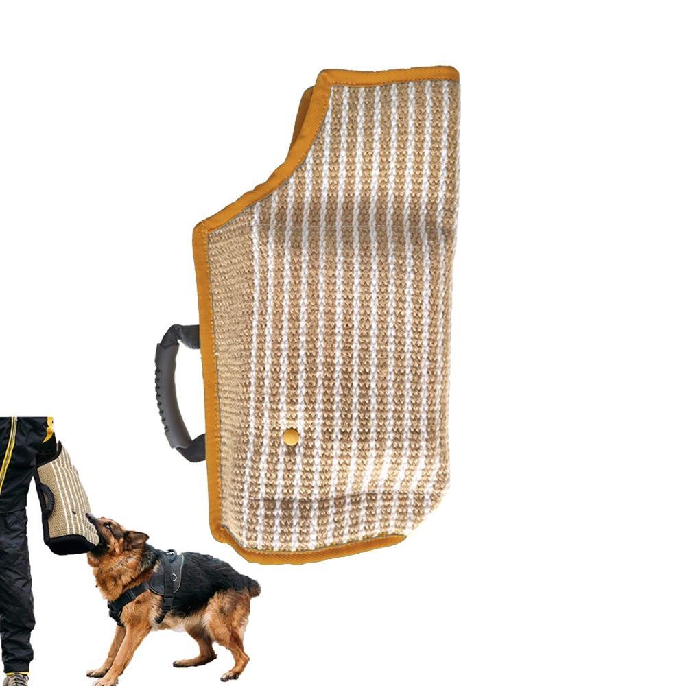 训狗护袖训犬黄麻扑咬袖德牧马犬训练防护袖训狗耐撕咬护臂训狗用